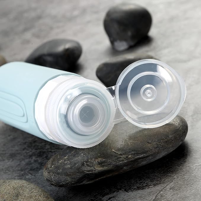 Travel Bottles for Toiletries, Tsa Approved 3oz Travel Size Containers BPA Free - Image 3