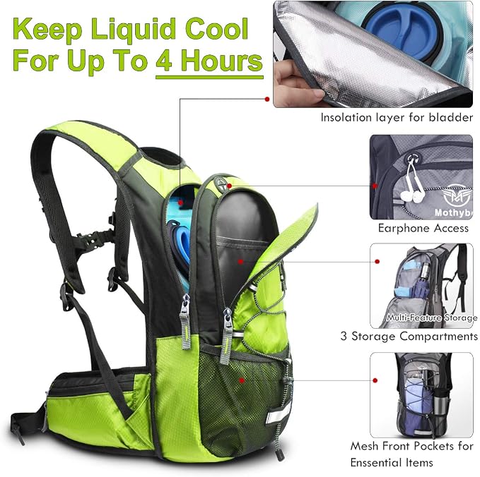 Insulated Hydration Backpack Pack - Image 3