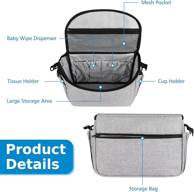 Accmor Universal Stroller Organizer - Image 4