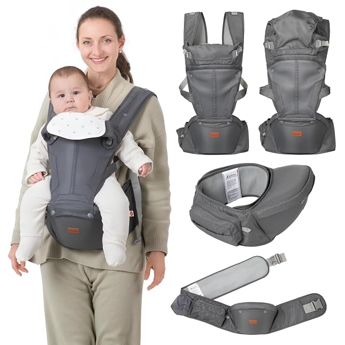 BabbleRoo Grow Carrier – 6-in-1 Baby Carrier by BabbleRoo