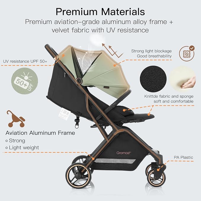 Gravity Folding Baby Stroller - Image 6