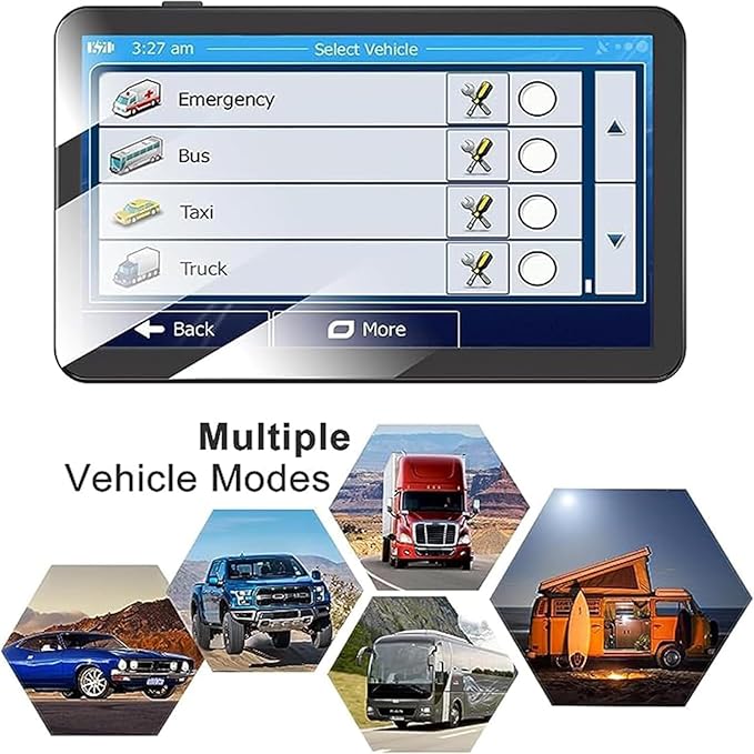 2025 Car GPS Navigator 2.5D Touchscreen 7inch Car GPS, Truck GPS Commercial - Image 3