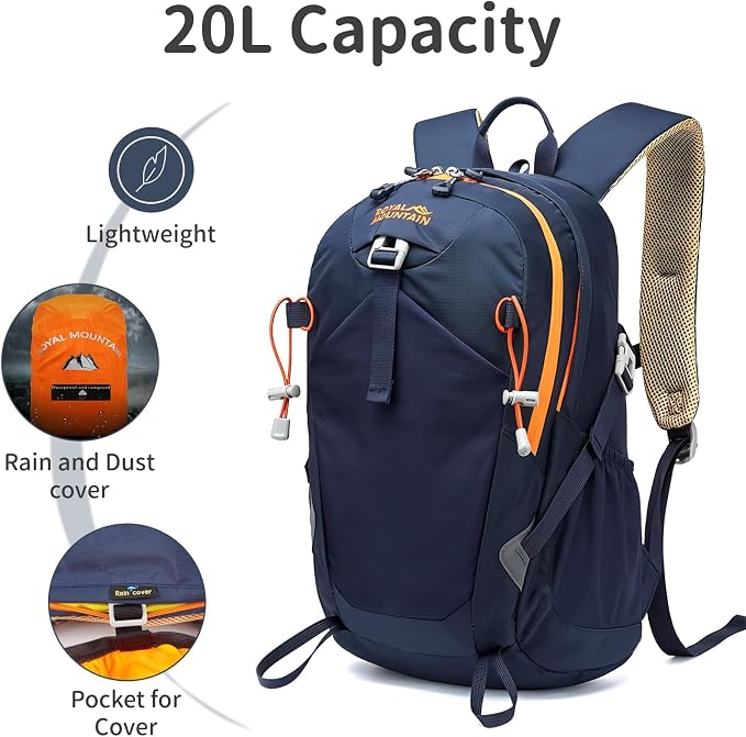 Hiking Backpack 30L Foldable Travel Daypack - Image 3