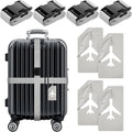 Weewooday 8 Pcs Luggage Straps Suitcase Tags Set by Weewooday