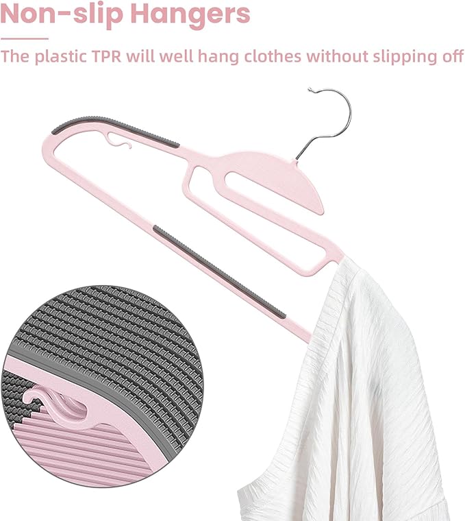 BAGAIL Plastic Hangers 50 Pack - Image 3
