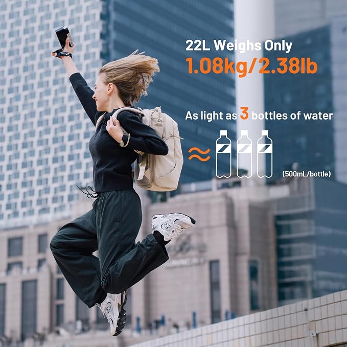 PGYTECH OneGo Lite Camera Backpack Water-Resistant DSLR/Mirrorless Bag 22L - Image 3