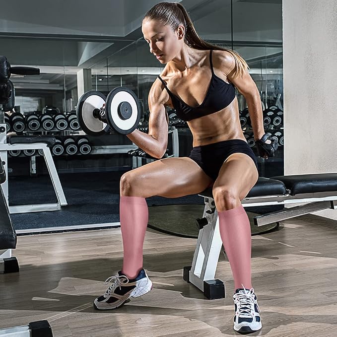 CHARMKING Compression Socks for Women & Men Circulation 15-20 mmHg is Best - Image 4
