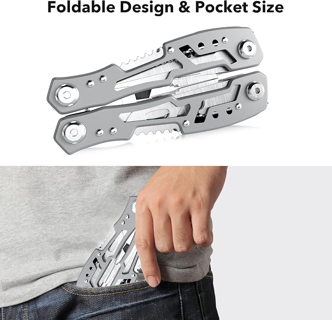 14-In-1 Multitool Pliers，Premium Portable Multi Tool ，with Safety Locking - Image 4