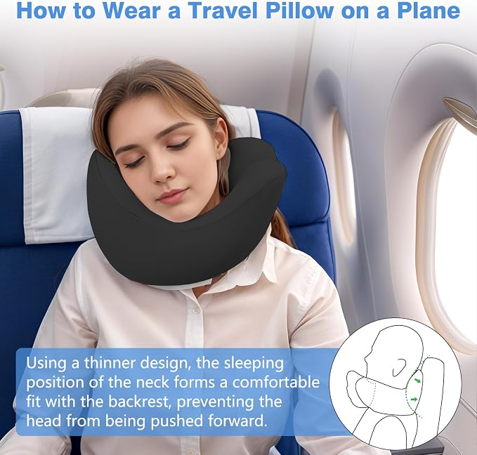 Travel Neck Pillow, Advanced Neck Support - Image 3