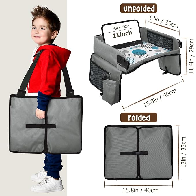 Car Seat Organizer Kids Travel Tray - Image 5