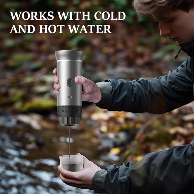 Zcyge Portable Coffee Maker Espresso Machine, Travel Camping Coffee Makers - Image 3