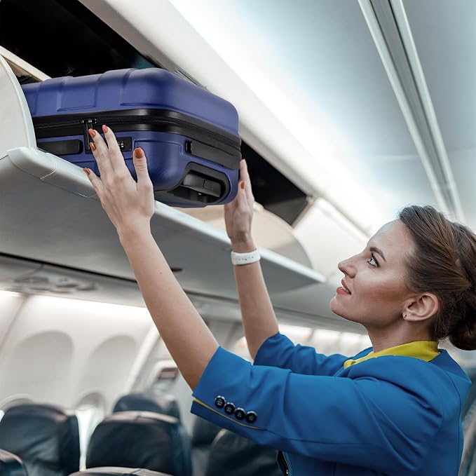 Hardside Carry On Luggage 22x14x9 Airline Approved - Image 3