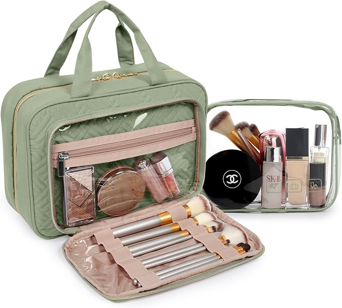 BAGSMART Toiletry Bag Hanging Travel Makeup Organizer - Image 2