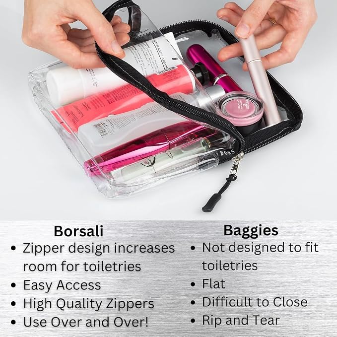 BORSALI Quart Size Bag TSA-Approved - Image 4
