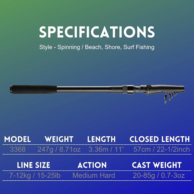 Whistytwig Telescopic Fishing Rod - Image 3