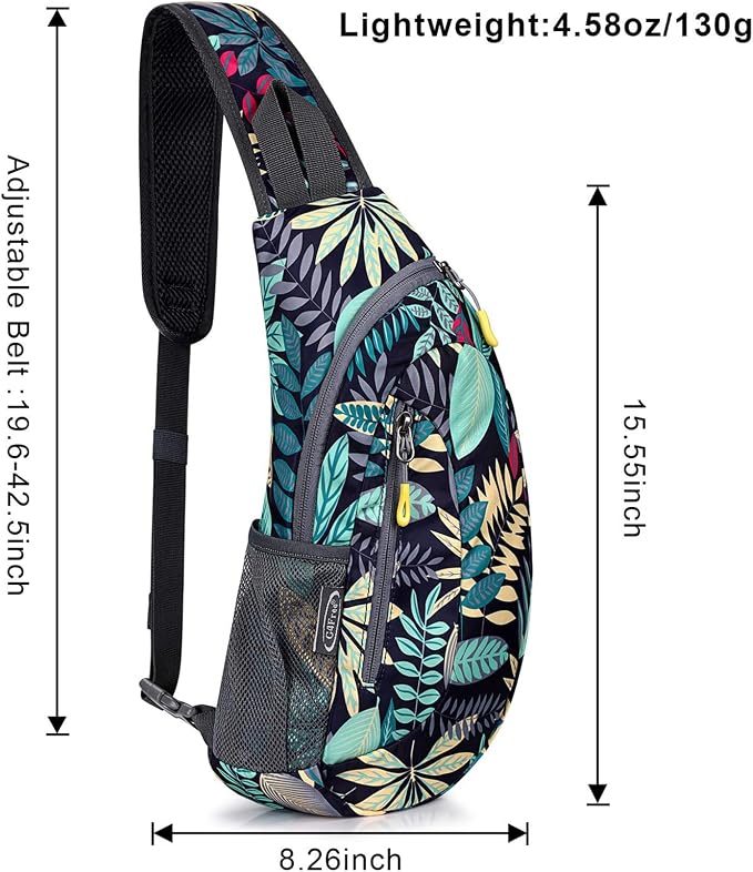 G4Free Sling Bag for Men Women, Small Crossbody Backpack Lightweight Chest - Image 5