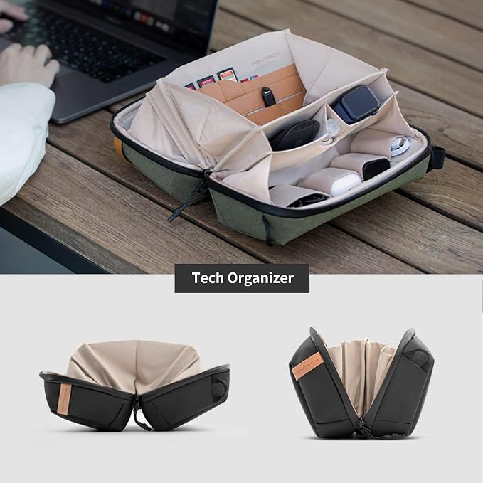 PGYTECH Travel Tech Organizer, Waterproof Tech Pouch, Electronics Accessories - Image 3