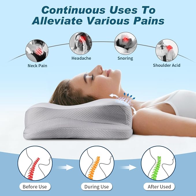 Cervical Neck Pillow for Pain Relief - Image 6