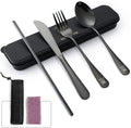 Boulder Bee | Travel Utensils Set | Reusable Camping Cutlery Set | Stainless by BoulderBee