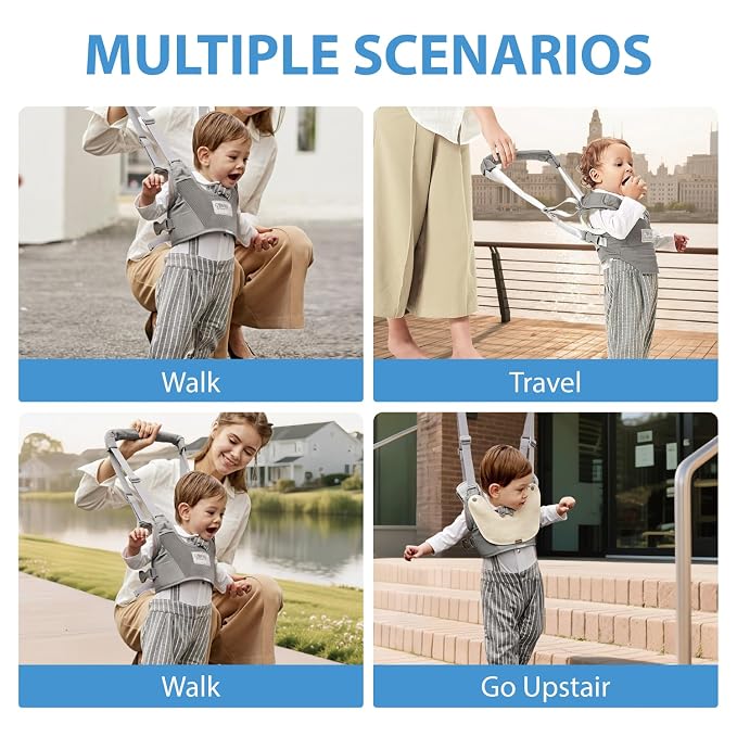 Baby Walking Harness-Handheld Assistant Belt- Toddler Infant Walking Aid - Image 7