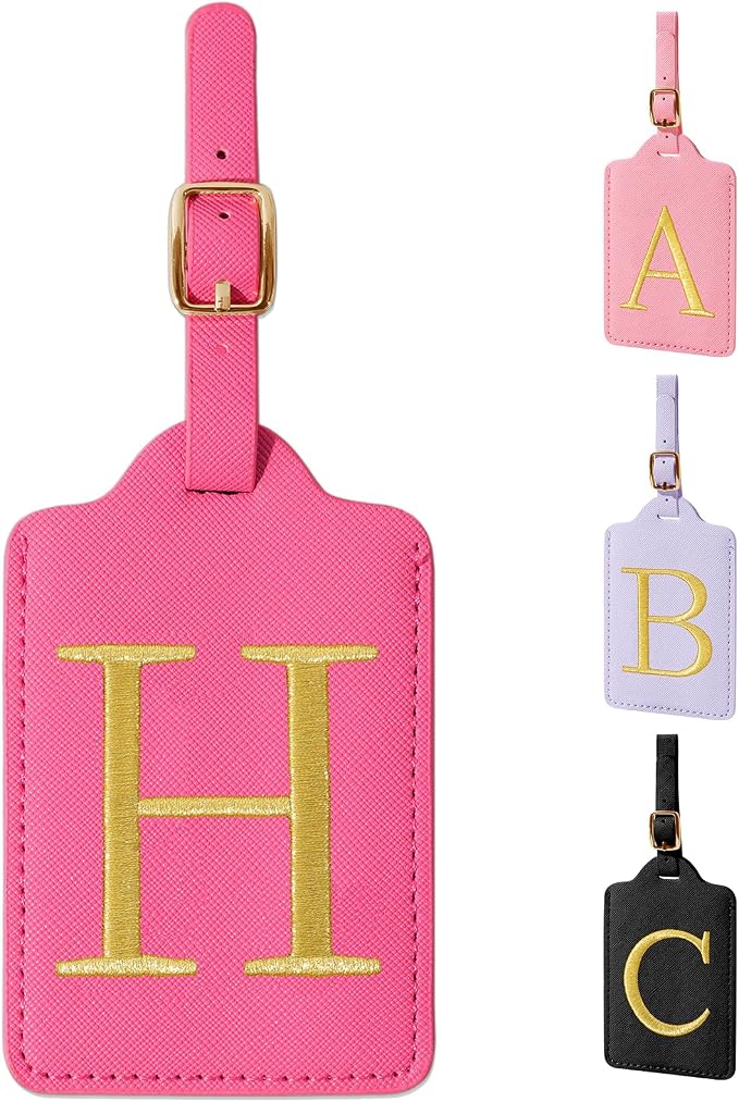 Personalized Initial Luggage Tags by izuzta