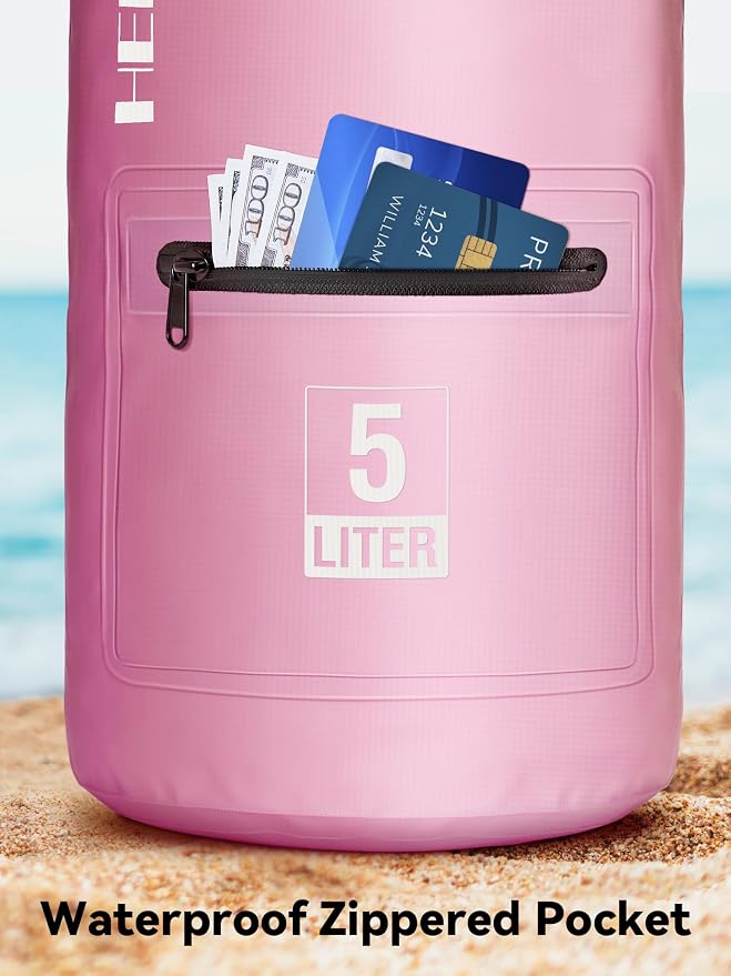 HEETA Waterproof Dry Bag with Front Zippered Pocket - Image 7