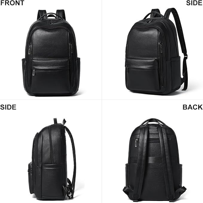 30L Business Laptop Backpack for Women Men, Travel Work Backpack Purse Faux - Image 7