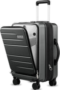 LUGGEX Carry On Luggage 22x14x9 Airline Approved, Expandable Polycarbonate by LuggeXLUGGAGE