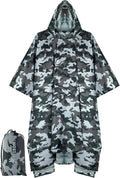 PTEROMY Hooded Rain Poncho for Adult by PTEROMY