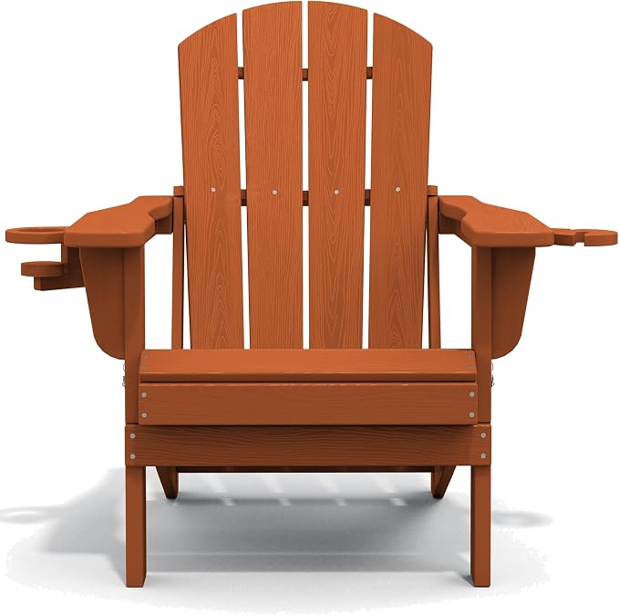 SERWALL Adirondack Chair with Cup Holders - Image 10