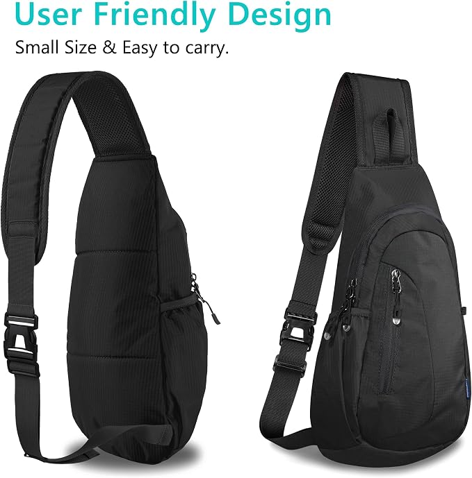 TITECOUGO Small Sling Bag, Lightweight Crossbody Backpack - Image 3
