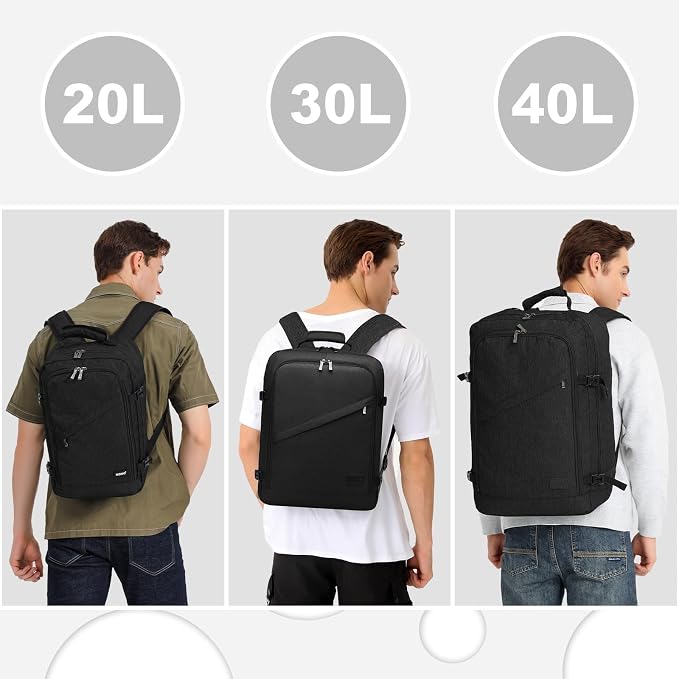 Kono Carry on Backpack, Waterproof Lightweight Daypack - Image 4