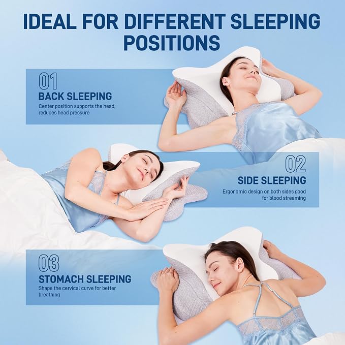 Cervical Neck Pillow for Neck Pain Relief - Image 2