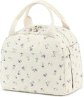 Bluboon Lunch Bag for Women Men Cute Corduroy Lunch Tote Bags Reusable by BLUBOON