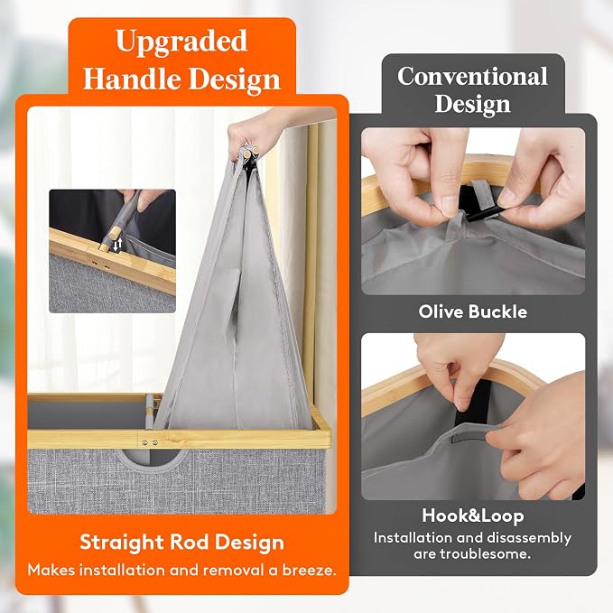 Lifewit 120L Double Laundry Hamper - Image 3