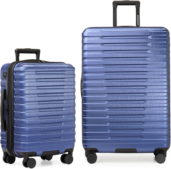 U.S. Traveler Boren Polycarbonate Hardside Rugged Travel Suitcase Luggage by USTraveler