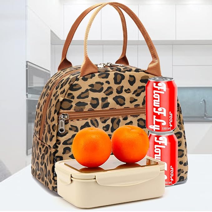 FlowFly Leopard Insulated Lunch Cooler Bag - Image 6