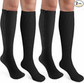CASMON 2 Pairs Zipper Compression Socks by CASMON