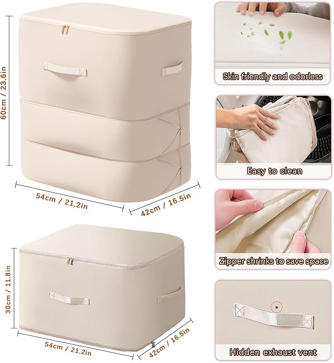 XL Ultra Space Saving Bags self compression organizer bags space saver bag - Image 4