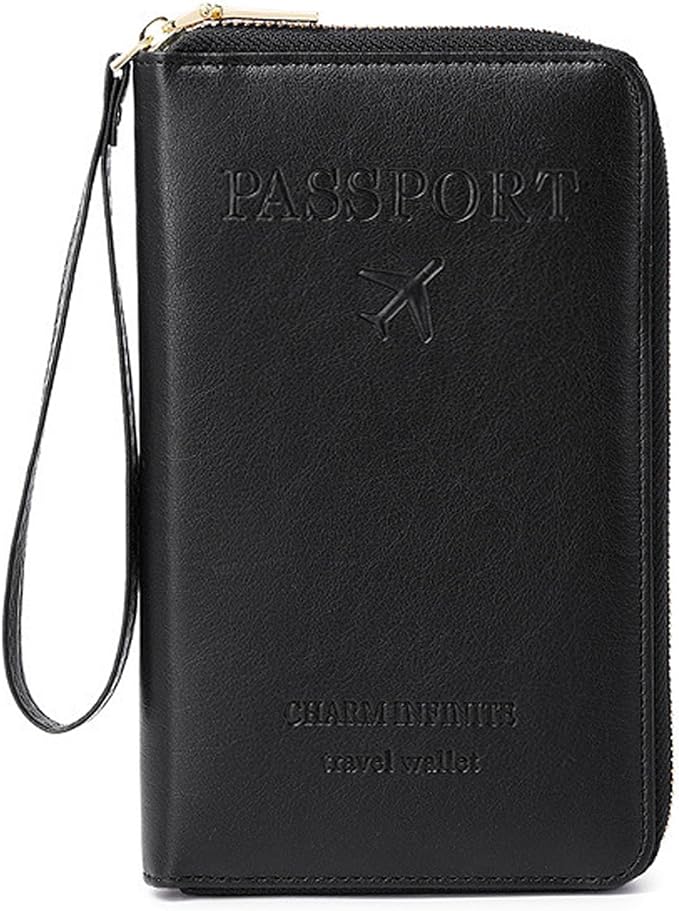 Multi-Function RFID Travel Passport Wallet by Unknown