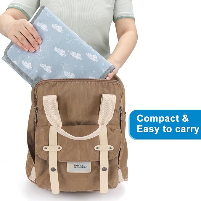 Accmor Portable Diaper Changing Pad, Waterproof Baby Changing Mat, Foldable - Image 4
