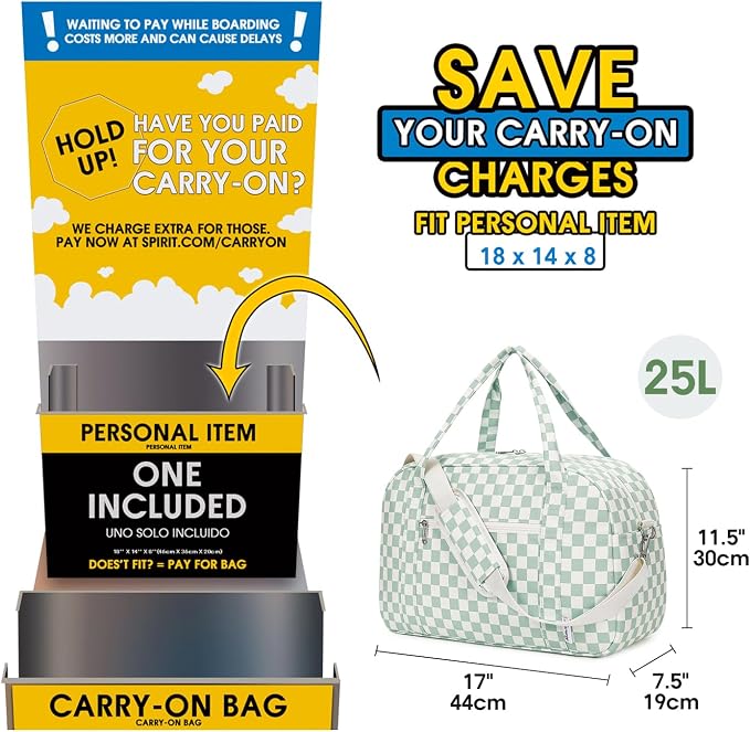 Narwey 18" Carry on Bag Underseat - Image 2
