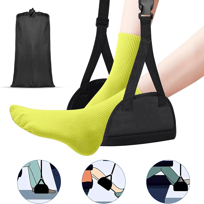 Airplane Footrest Hammock, Foot Hammock - Image 7