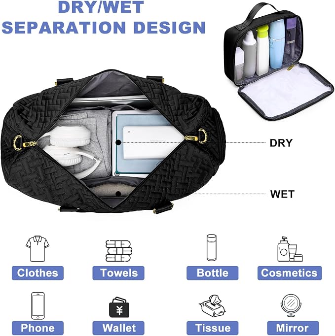 Women Duffle Weekender Travel Bag: Large Duffel Bags - Image 5