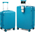 Hard Shell Suitcases Expandable Travel Luggage Sets 2 Piece, Carry on and Check by HanTrip