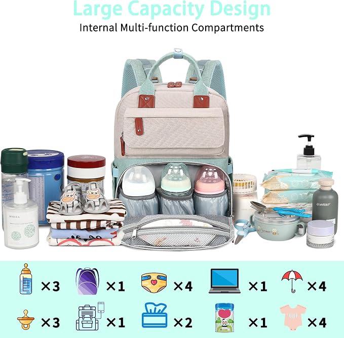 Diaper Bag Backpack, Baby Diaper Bag - Image 4