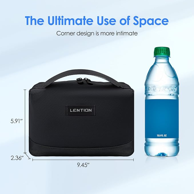 LENTION Electronics Organizer Bag Cable Tech Pouch - Image 3