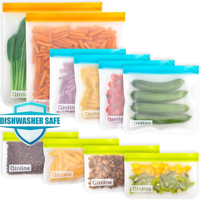 Reusable Storage Bags by Qinline