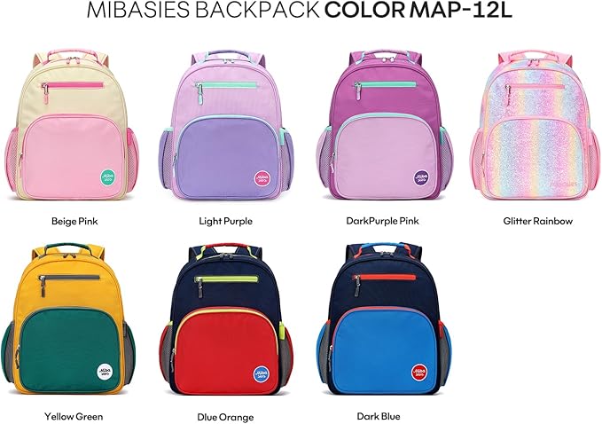 mibasies Toddler Backpack for Girls 2-4: Glitter Kids Backpacks for Girls - Image 6