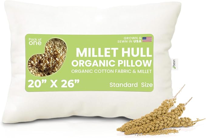 Bean Products 20" x 26" Standard Bed Pillow by BeanProducts